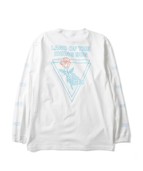 MFC STORE（エムエフシーストア）の「MFC STORE ROSE SKULL HAND L/S TEE（Tシャツ/カットソー・メンズ・ブラック/ホワイト/アッシュ・L/XL/M/S）」の2枚目の写真