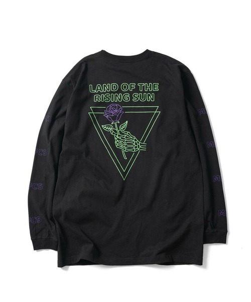 MFC STORE（エムエフシーストア）の「MFC STORE ROSE SKULL HAND L/S TEE（Tシャツ/カットソー・メンズ・ブラック/ホワイト/アッシュ・L/XL/M/S）」の3枚目の写真