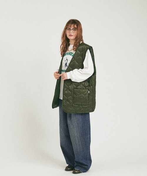 MUHET（ミュエータ）の「アソートベスト（ベスト・レディース・ブラック/ダークブラウン/ベージュ/カーキ・FREE）」の16枚目の写真