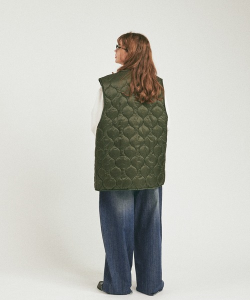 MUHET（ミュエータ）の「アソートベスト（ベスト・レディース・ブラック/ダークブラウン/ベージュ/カーキ・FREE）」の17枚目の写真