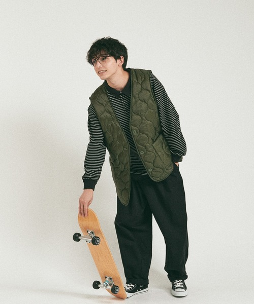 MUHET（ミュエータ）の「アソートベスト（ベスト・レディース・ブラック/ダークブラウン/ベージュ/カーキ・FREE）」の21枚目の写真