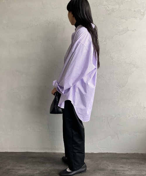 JEANS FACTORY Clothes（ジーンズファクトリークローズ）の「【mina1月号掲載】[Jeans Factory Clothes/ジーンズファクトリークローズ] 1タックイージーカラーパンツ（その他パンツ・レディース・ブラック/ベージュ/グリーン/オレンジ・S）」の14枚目の写真