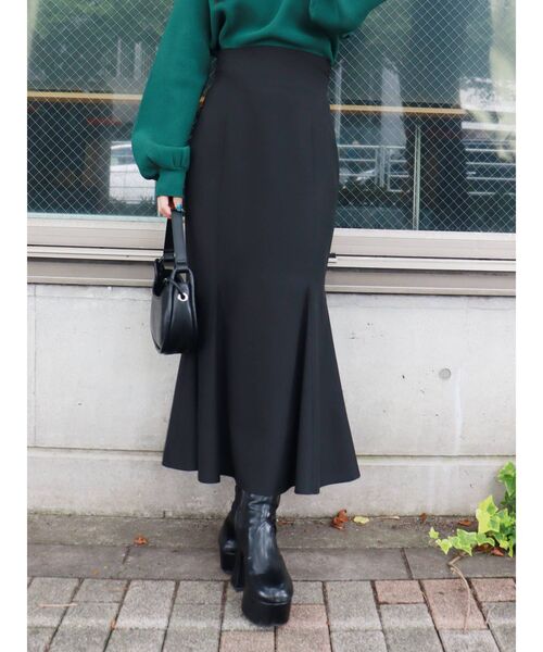 MURUA（ムルーア）の「ハイウエストナローマーメイドスカート（スカート・レディース・ブラック/ベージュ/ブラウン/その他1・1/2/0）」の5枚目の写真
