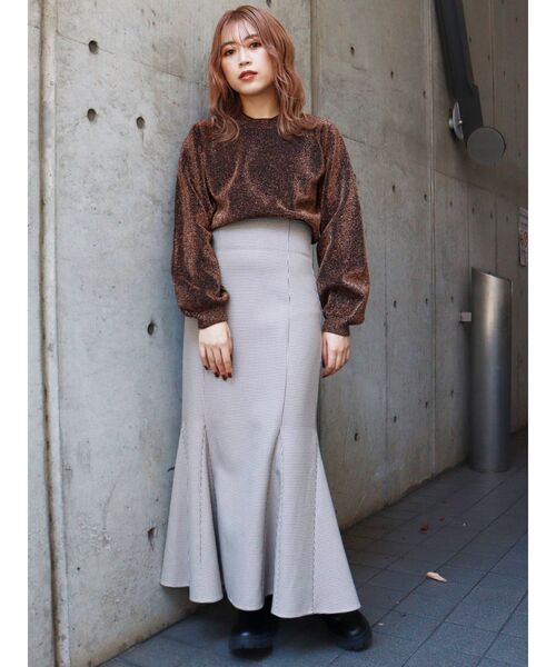 MURUA（ムルーア）の「ハイウエストナローマーメイドスカート（スカート・レディース・ブラック/ベージュ/ブラウン/その他1・1/2/0）」の9枚目の写真