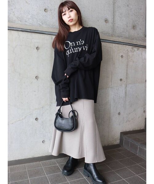 MURUA(ムルーア)の「ハイウエストナローマーメイドスカート(スカート・レディース・ブラック/ベージュ/ブラウン/その他1・1/2/0)」の18枚目の写真