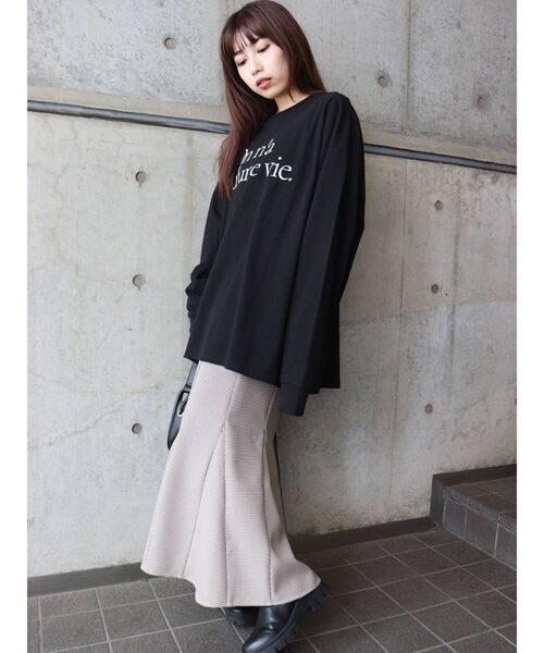 MURUA(ムルーア)の「ハイウエストナローマーメイドスカート(スカート・レディース・ブラック/ベージュ/ブラウン/その他1・1/2/0)」の19枚目の写真