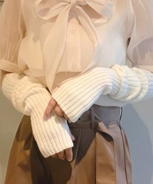 リブアームウォーマー　【ZOZOTOWN限定アイテム】