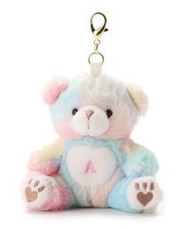 PINK-latte（ピンクラテ）の「イニシャル グラデーションカラーくまチャーム（キーケース/キーアクセサリー・キッズ）」