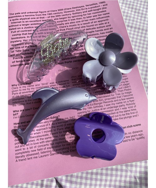 WC（ダブル シー）の「ドルフィンヘアクリップ（バレッタ/ヘアクリップ