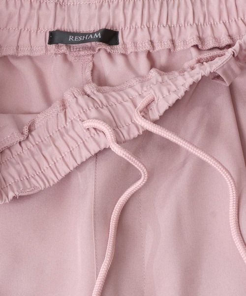 SITRY（シトリー）の「Oversize Drop shoulder asymmetry set up/別注 オーバーサイズ ドロップショルダー アシンメトリー パジャマ セットアップ（セットアップ・メンズ・ブラック/ピンク・M/L）」の21枚目の写真