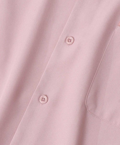 SITRY（シトリー）の「Oversize Drop shoulder asymmetry set up/別注 オーバーサイズ ドロップショルダー アシンメトリー パジャマ セットアップ（セットアップ・メンズ・ブラック/ピンク・M/L）」の15枚目の写真