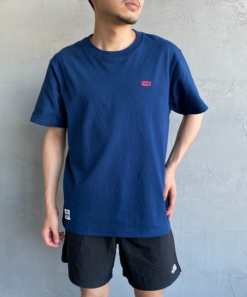 CHUMS（チャムス）の「[CHUMS/チャムス] ブービーロゴ オーシャンダイ柄 バックプリントTシャツ（Tシャツ/カットソー・レディース・ネイビー/ブラック/ホワイト・L/M/XL）」の22枚目の写真