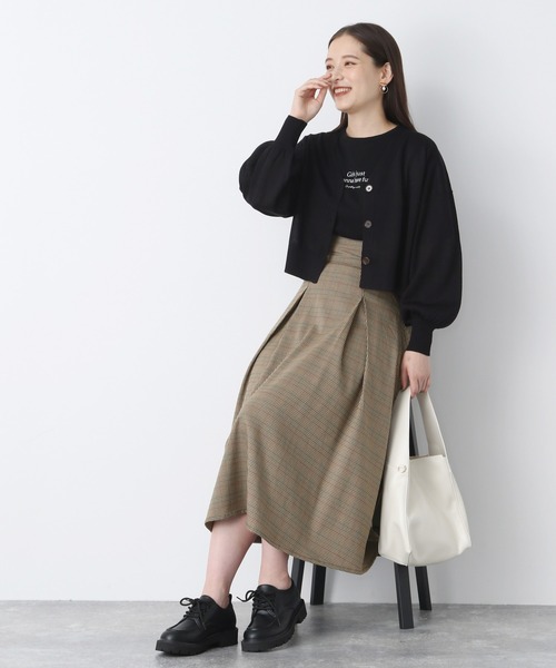 mysty woman（ミスティウーマン）の「セパレートジャンスカ2 165130（ワンピース・レディース・ブラック/アイボリー/ブラウン系その他・SMALL/MEDIUM）」の5枚目の写真