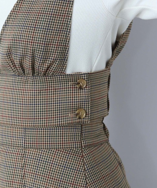 mysty woman（ミスティウーマン）の「セパレートジャンスカ2 165130（ワンピース・レディース・ブラック/アイボリー/ブラウン系その他・SMALL/MEDIUM）」の12枚目の写真