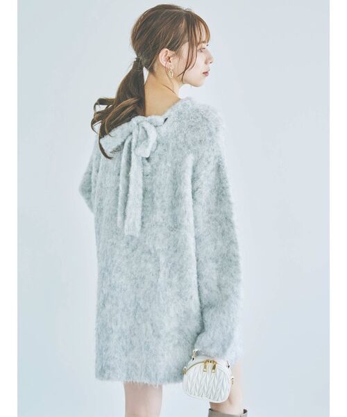 dazzlin(ダズリン)の「ミックスカラーブークレチュニック(ニット/セーター・レディース・ピンク/ブルー/グレー/パープル・FREE)」の9枚目の写真