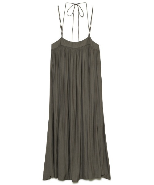 Stylevoice for xxx(スタイルヴォイスフォー)の「2WAYサテンギャザースカート(スカート・レディース・ブラック/カーキ・FREE)」の8枚目の写真