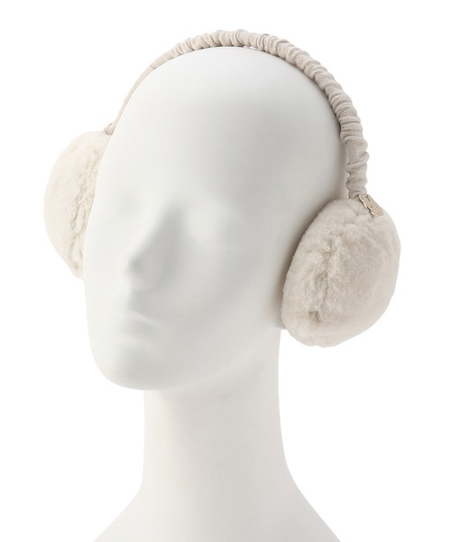 PAUL&JOE（ポールアンドジョー）の「イヤーマフラー 耳当て CATプレート（イヤーマフ・レディース・ブルー系その他2/ベビーピンク/ベージュ/ホワイト/ブラック・FREE）」の7枚目の写真