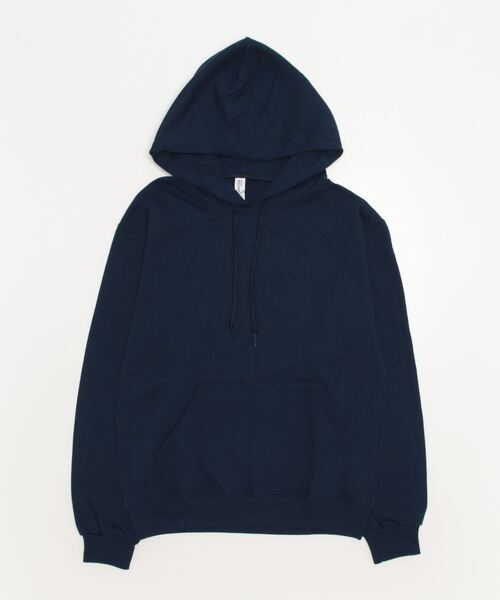 JERZEES(ジャージーズ)の「『JERZEES』NUBLEND 8.0oz裏起毛ベーシックプルオーバーパーカー【W】【it】【FE2】(パーカー・レディース・ブラック/チャコール/グレー系/ネイビー/サンドベージュ・MEDIUM/LARGE/X-LARGE/SMALL)」の5枚目の写真