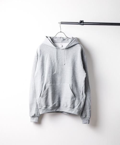 JERZEES(ジャージーズ)の「『JERZEES』NUBLEND 8.0oz裏起毛ベーシックプルオーバーパーカー【W】【it】【FE2】(パーカー・レディース・ブラック/チャコール/グレー系/ネイビー/サンドベージュ・MEDIUM/LARGE/X-LARGE/SMALL)」の3枚目の写真