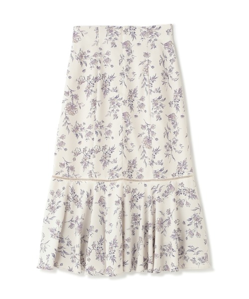 PROPORTION BODY DRESSING（プロポーションボディドレッシング）の「＜Ｅ＞レーストリミングフラワープリントマーメイドスカート / 1212227905（スカート・レディース・オフホワイト/ブルー系その他・MEDIUM/SMALL）」の11枚目の写真