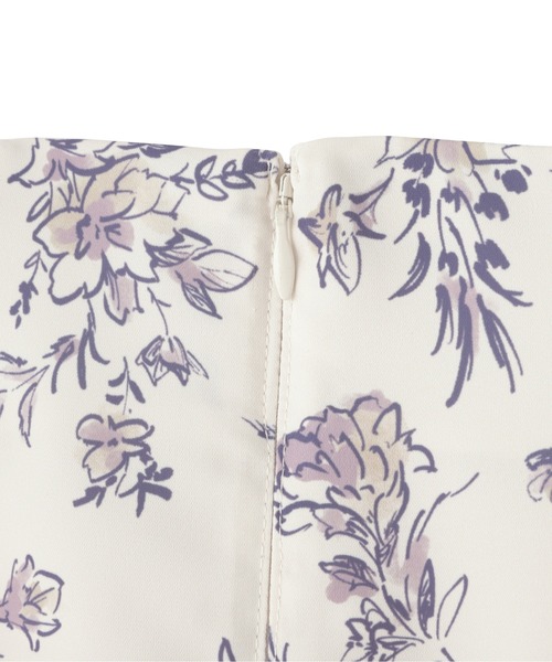 PROPORTION BODY DRESSING（プロポーションボディドレッシング）の「＜Ｅ＞レーストリミングフラワープリントマーメイドスカート / 1212227905（スカート・レディース・オフホワイト/ブルー系その他・MEDIUM/SMALL）」の14枚目の写真