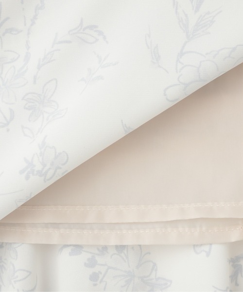 PROPORTION BODY DRESSING（プロポーションボディドレッシング）の「＜Ｅ＞レーストリミングフラワープリントマーメイドスカート / 1212227905（スカート・レディース・オフホワイト/ブルー系その他・MEDIUM/SMALL）」の15枚目の写真