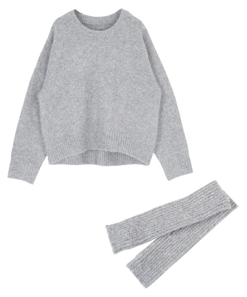 titivate（ティティベイト）の「ｱｰﾑｳｫｰﾏｰ付ﾆｯﾄﾌﾟﾙｵｰﾊﾞｰ（ニット/セーター・レディース・ベージュ/グレー/ブルー/ブラウン・M/S）」の15枚目の写真