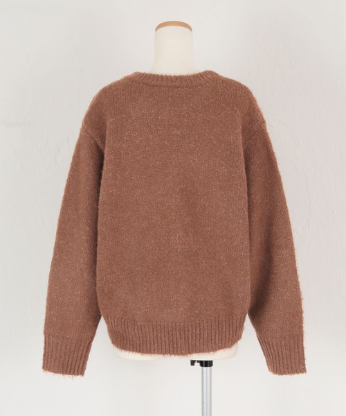 titivate（ティティベイト）の「ｱｰﾑｳｫｰﾏｰ付ﾆｯﾄﾌﾟﾙｵｰﾊﾞｰ（ニット/セーター・レディース・ベージュ/グレー/ブルー/ブラウン・M/S）」の14枚目の写真