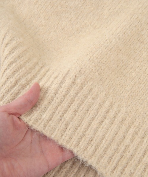 titivate（ティティベイト）の「ｱｰﾑｳｫｰﾏｰ付ﾆｯﾄﾌﾟﾙｵｰﾊﾞｰ（ニット/セーター・レディース・ベージュ/グレー/ブルー/ブラウン・M/S）」の12枚目の写真
