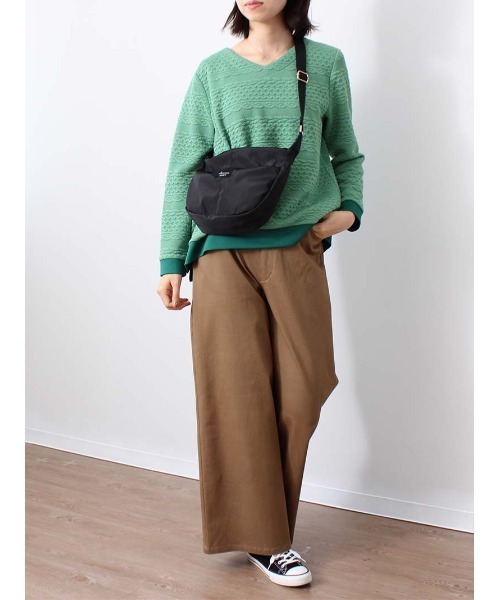 MB mint breeze(エムビーミントブリーズ)の「【M~5L 大きいサイズ】Vネック ボーダー カットソー(Tシャツ/カットソー・レディース・ネイビー/クリーム/グリーン・L/LL/3L/4L/5L/M)」の14枚目の写真