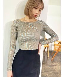 EMODA | ショートリブフィットトップ(Tシャツ/カットソー)