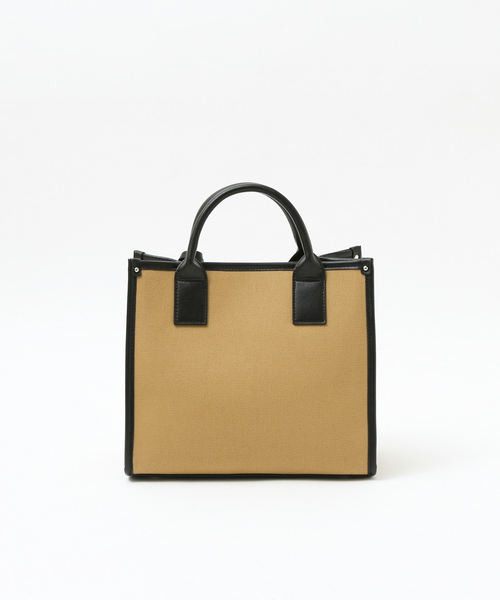 LOWELL things（ロウェル　シングス）の「●【WEB限定】ペイントライントートBAG（トートバッグ・レディース・ベージュ/パープル・フリー）」の6枚目の写真