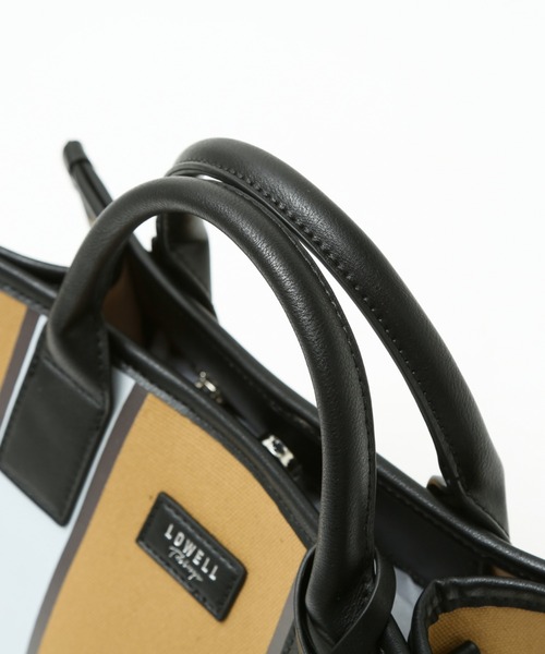 LOWELL things（ロウェル　シングス）の「●【WEB限定】ペイントライントートBAG（トートバッグ・レディース・ベージュ/パープル・フリー）」の21枚目の写真