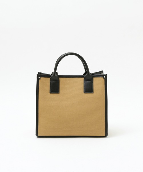 LOWELL things（ロウェル　シングス）の「●【WEB限定】ペイントライントートBAG（トートバッグ・レディース・ベージュ/パープル・フリー）」の10枚目の写真