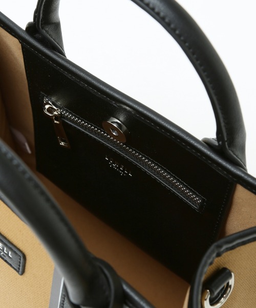 LOWELL things（ロウェル　シングス）の「●【WEB限定】ペイントライントートBAG（トートバッグ・レディース・ベージュ/パープル・フリー）」の13枚目の写真