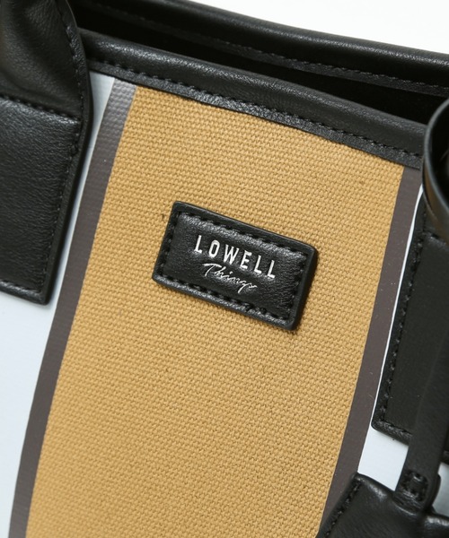 LOWELL things（ロウェル　シングス）の「●【WEB限定】ペイントライントートBAG（トートバッグ・レディース・ベージュ/パープル・フリー）」の18枚目の写真