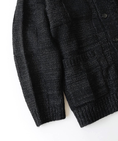 NUMBER (N)INE(ナンバーナイン)の「WOOL MIX PLAID CREWNECK KNIT CARDIGAN(カーディガン/ボレロ・メンズ・レッド/アイボリー/ブラック・2/3/4)」の8枚目の写真