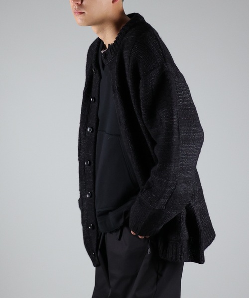 NUMBER (N)INE(ナンバーナイン)の「WOOL MIX PLAID CREWNECK KNIT CARDIGAN(カーディガン/ボレロ・メンズ・レッド/アイボリー/ブラック・2/3/4)」の22枚目の写真