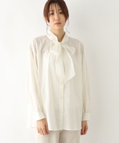 GLOBAL WORK（グローバルワーク）の「マルチWAYボウタイブラウス