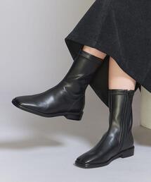 BEAUTY&YOUTH UNITED ARROWS | ソフトフェイクレザー センターライン スクエアトゥ ブーツ(ブーツ)