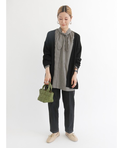 Samansa Mos2 blue（サマンサモスモスブルー）の「ギンガム