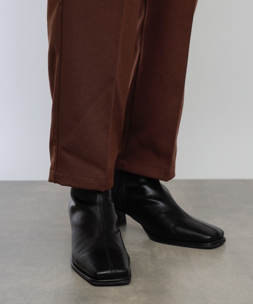 COLONY 2139（コロニートゥーワンスリーナイン）の「ウールライクセンタープレスパンツ＆ジャケット/セットアップ（セットアップ・レディース・ブラック/ブラウン/グレイッシュベージュ・FREE）」の22枚目の写真