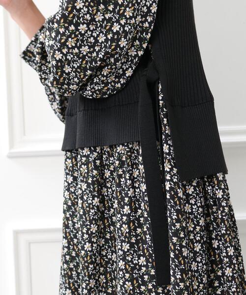 DRESKIP（ドレスキップ）の「◆ニットベストドッキングワンピース（ワンピース・レディース・ブラウン系その他/ブラック系/ブラック・03/02）」の10枚目の写真