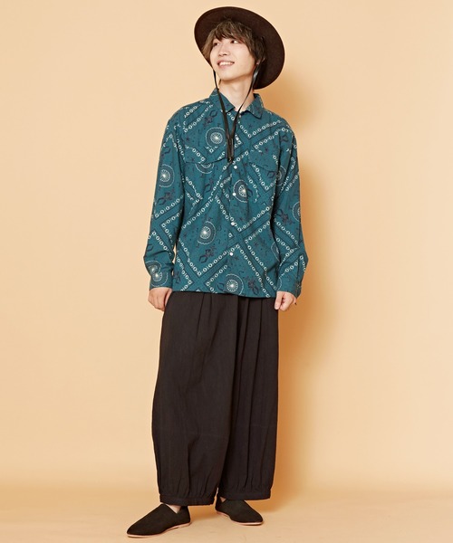 チャイハネ（チャイハネ）の「【チャイハネ】カランナMEN'Sシャツ（シャツ/ブラウス）」 WEAR