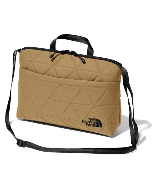 THE NORTH FACE（ザノースフェイス）の「THE NORTH FACE/ザ・ノースフェイス　Geoface Pouch ジオフェイスポーチ NM82284（ショルダーバッグ・メンズ・ブラック/ベージュ/ブラウン/ネイビー・FREE）」の3枚目の写真