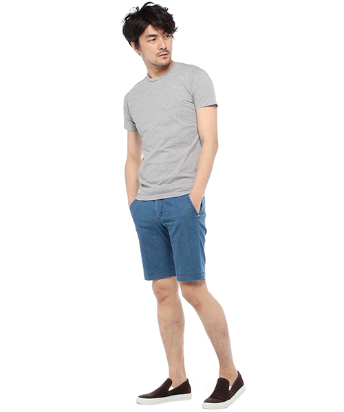 BRILLA per il gusto（ブリッラペルイルグースト）の「VERTO / コットンクルーネック Ｔシャツ（Tシャツ/カットソー・メンズ・ネイビー/グレー/ホワイト・LARGE/SMALL/MEDIUM/X-SMALL）」の10枚目の写真