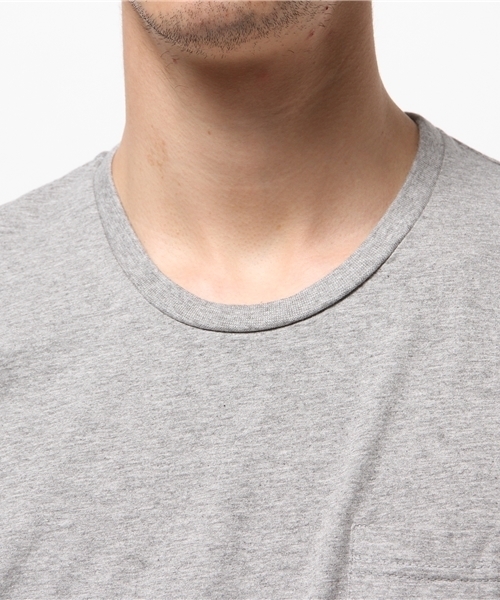 BRILLA per il gusto（ブリッラペルイルグースト）の「VERTO / コットンクルーネック Ｔシャツ（Tシャツ/カットソー・メンズ・ネイビー/グレー/ホワイト・LARGE/SMALL/MEDIUM/X-SMALL）」の6枚目の写真