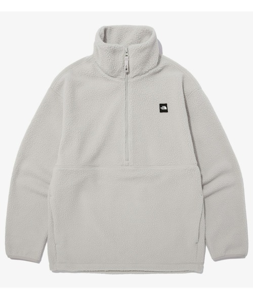 THE NORTH FACE（ザノースフェイス）の「THE NORTH FACE(ザ・ノースフェイス)/コンフィフリースアノラック ハーフジップ/COMFY FLEECE ANORAK（マウンテンパーカー・レディース・ベージュ/ホワイト系その他・M/L/XL）」の14枚目の写真