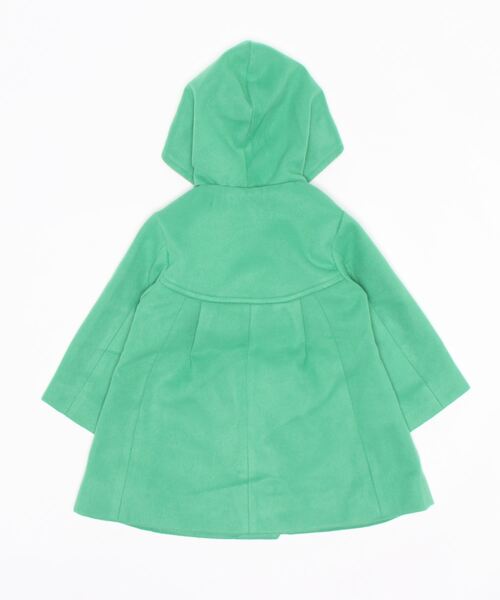 kladskap（クレードスコープ）の「ネコ釦ウールライクコート（ダウンジャケット/コート・キッズ・グリーン・100cm/90cm/120cm/110cm）」の2枚目の写真