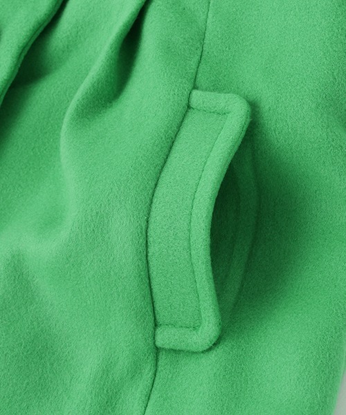 kladskap（クレードスコープ）の「ネコ釦ウールライクコート（ダウンジャケット/コート・キッズ・グリーン・100cm/90cm/120cm/110cm）」の10枚目の写真